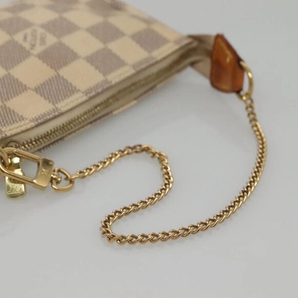 LOUIS VUITTON Damier Azur Mini Pochette Accessoires Pouch - Picture 9 of 16